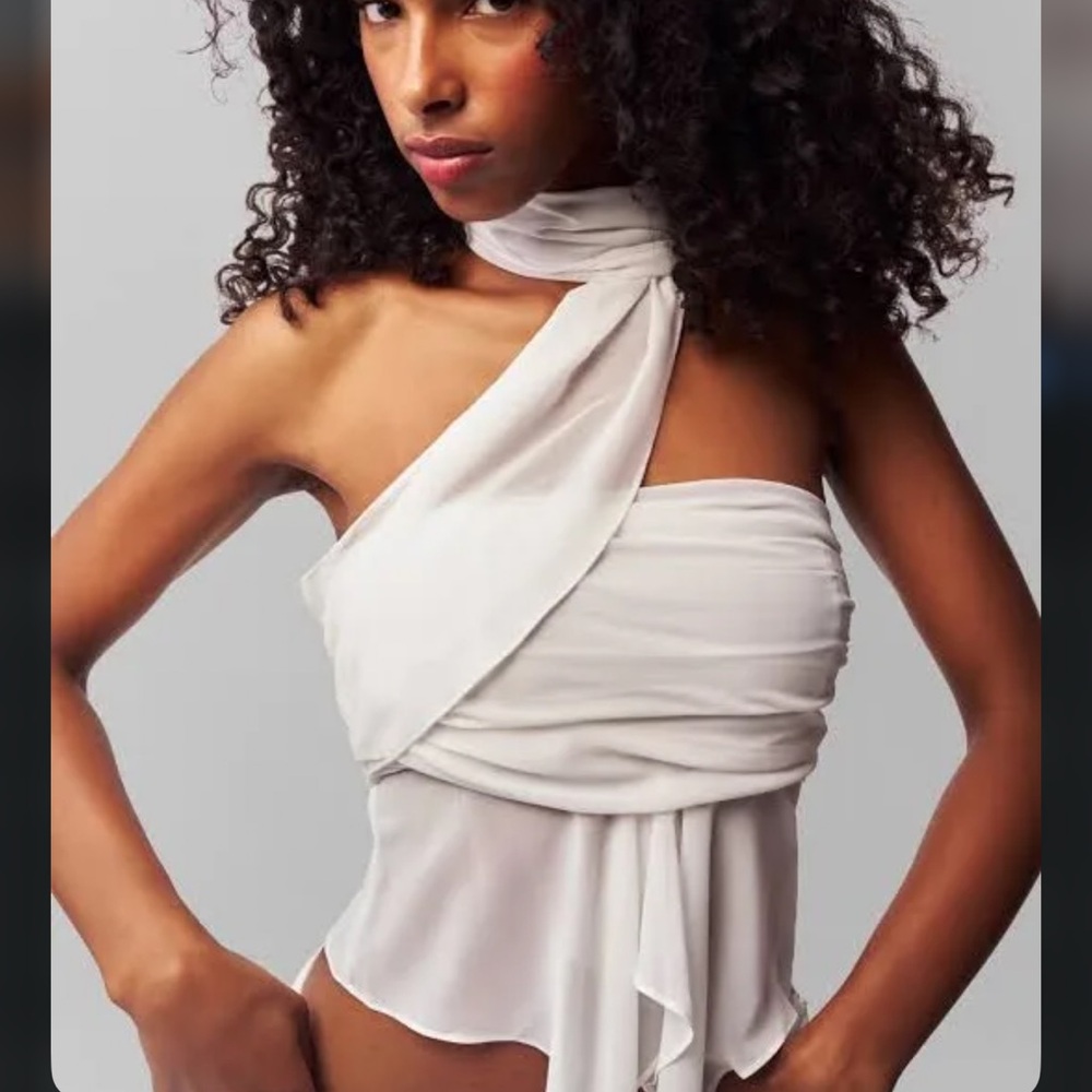 NWT Danielle Guizo Wrap Top *slight rip*